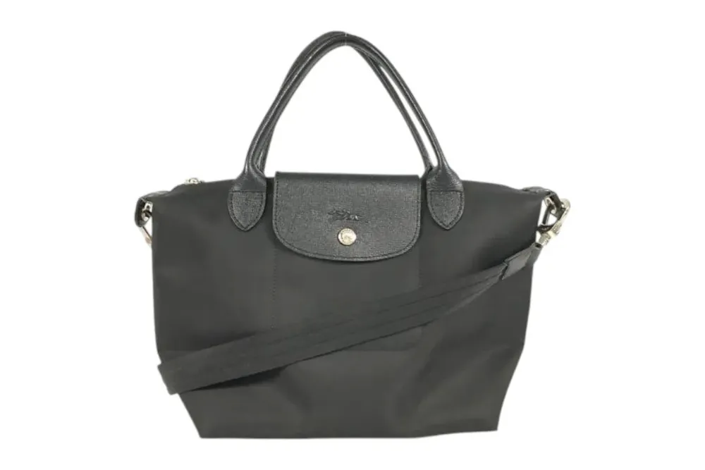 longchamp_バッグ_ブラック