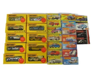 ミニカー MATCHBOX マッチボックス 計28台 プジョー205/マツダRX-7/航空機 運搬車/スクールバス 他