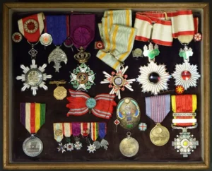 徽章 中国四等嘉禾章・満州国柱国章・大禮使職員徽章ほか