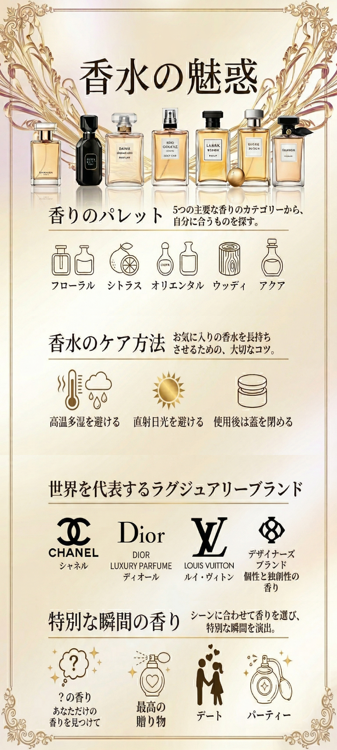 香水を高く売るコツとは？なぜ使いかけでも香水が売れるのか理由を解説