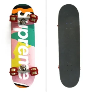 スケートボード Supreme – Mendini Skateboard ピンク シュプリーム – メンディーニ ソフトケース他付属品有り