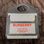 Burberry ミニポケットバッグ キャンバス