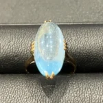 K18 アクアマリン リング