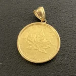 K24 メイプルリーフ金貨 ペンダントトップ