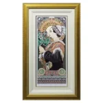 絵画 アルフォンス・ミュシャ 浜薊