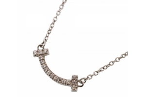 ティファニー ネックレス Tスマイル 