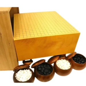 囲碁盤セット 囲碁盤 香り有 桐覆 碁石×2セット