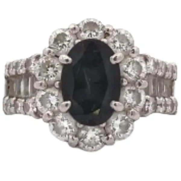 Pt･Pm900 ブラジル産アレキサンドライト・ダイヤモンドリング 2.07 ct D2.07 ct