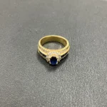 K18 サファイア リング