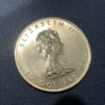 K24 メイプルリーフ金貨