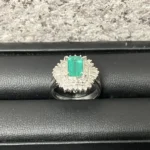 Pt900 エメラルドリング