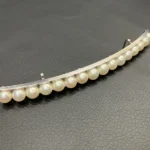 Pt900 パール 帯留め