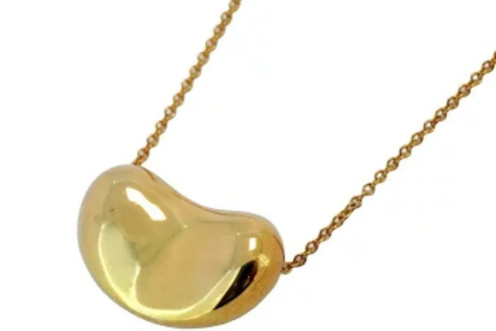 Tiffany-Necklace-Bean-K18YG