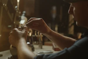ダイヤモンドを加工する人