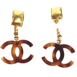 シャネル ピアス イヤリング べっ甲