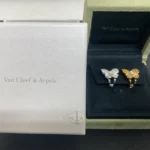 ヴァンクリーフ＆アーペル ドゥパピヨン ダイヤモンド イヤリング