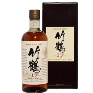ニッカ 竹鶴17年 ピュアモルト ウイスキー 43% 700ml(箱付き)
