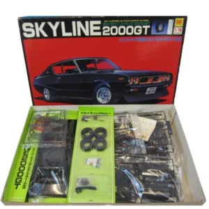 OTAKI NISSAN SKYLINE ハードトップ 2000GT ローライダー(ブラックボディ)1/16スケール