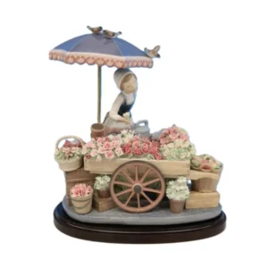 リヤドロ 公園通りの花屋さん 陶器