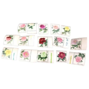 中国人民郵政 特61 牡丹 15種完 1964年