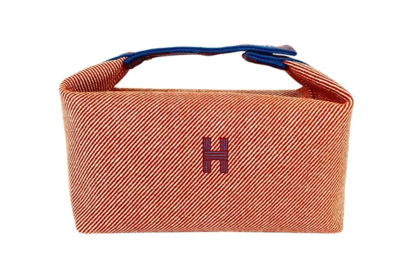 エルメス ブリッドアブラックGM ポーチ キャンバス マルチカラー AB