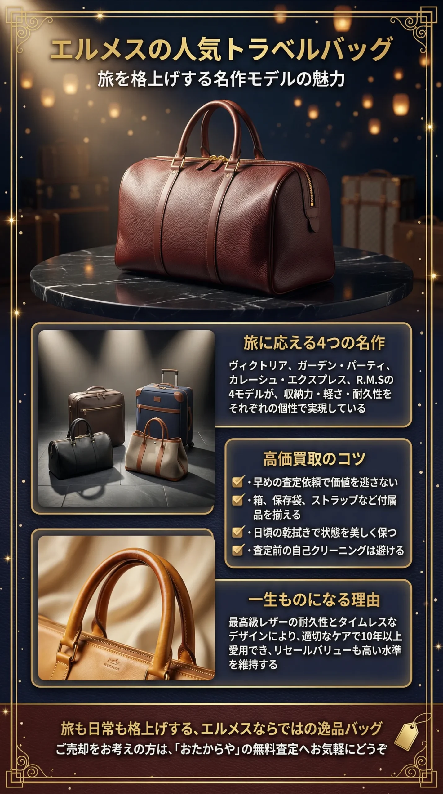 エルメスの人気トラベルバッグ一覧をご紹介！選び方や特徴についても解説