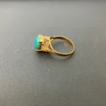 K18 トルコ石 リング