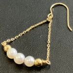K18 パール ピアス