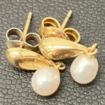 K18 パール ピアス