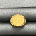 Pt900・K18 メキシココイン リング
