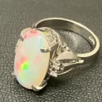 Pt950 オパール リング