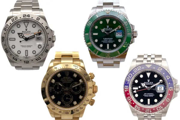 サブマリーナー 116610LV　エクスプローラーⅡ 226570　デイトナ 116528G　GMTマスターⅡ 126710BLRO
