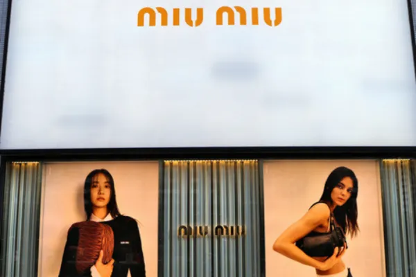 miumiuの店舗の外観