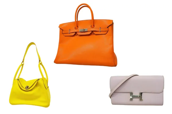 エルメス リンディ26 ショルダーバッグ レザー W刻印　エルメス コンスタンスロングトゥーゴー 財布 レザー B刻印　エルメス バーキン35 ハンドバッグ レザー □I刻印