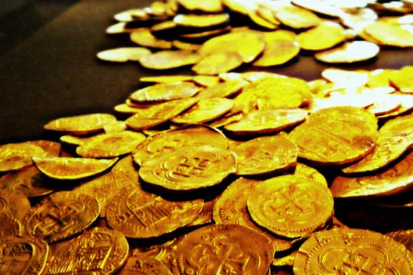 たくさんの金貨