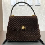 グッチ ハンドバッグ スエードレザー