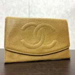シャネル ココマーク ウォレットキャビアスキン