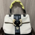 ブルガリ レオーニ ハンドバッグ レザー