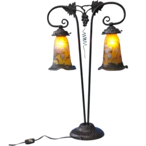 復刻エミール・ガレ 蜻蛉花文スタンドランプ アールヌーボー ガレタイプ 西洋インテリア