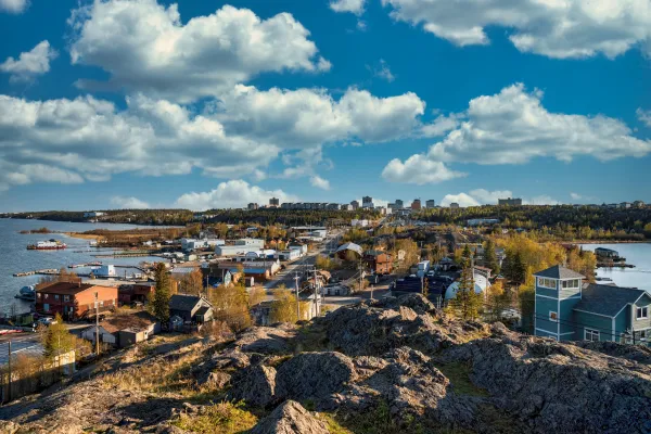 カナダのイエローナイフ