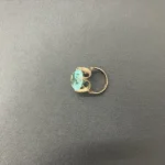 K18 アクアマリン リング