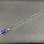 K18 ラピスラズリ ネックレス