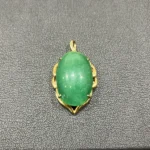 K18 翡翠ペンダントトップ