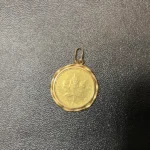 K24 メイプルリーフ金貨ペンダントトップ