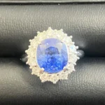 Pt900 サファイア リング