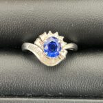 Pt900 サファイア リング