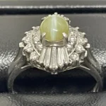 Pt900 翡翠リング