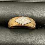 Pt900・K18 ダイヤモンドリング