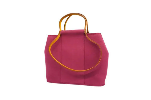 エルメス カバックPM ハンドバッグ キャンバス パープル