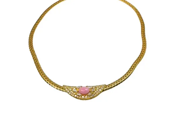 K18 ミキモト コンクパール・ダイヤ ネックレス